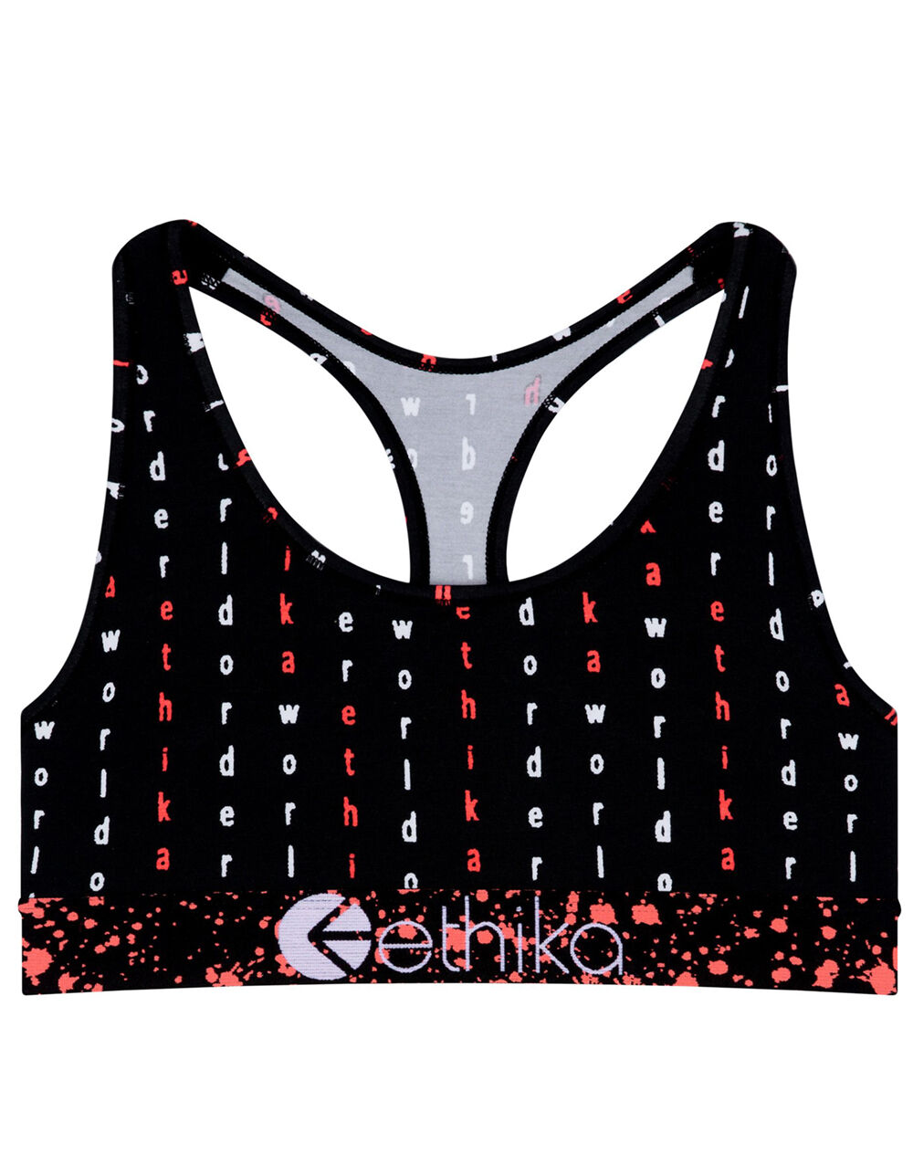 ETHIKA E World Womens Sports Bra BLACK COMBO Tillys