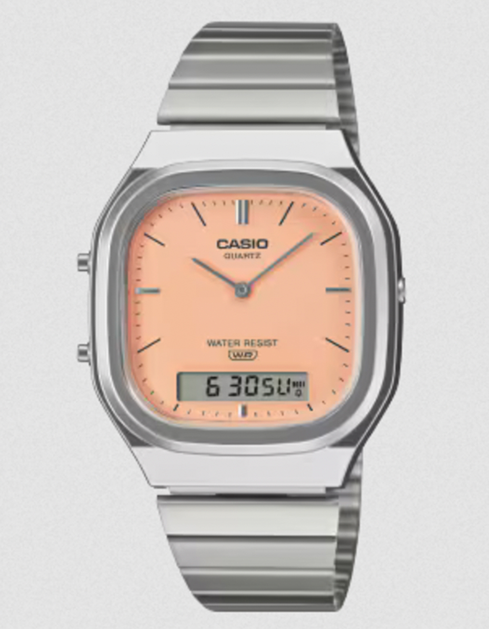 CASIO AQ240E-4A Watch - SILVER/PINK