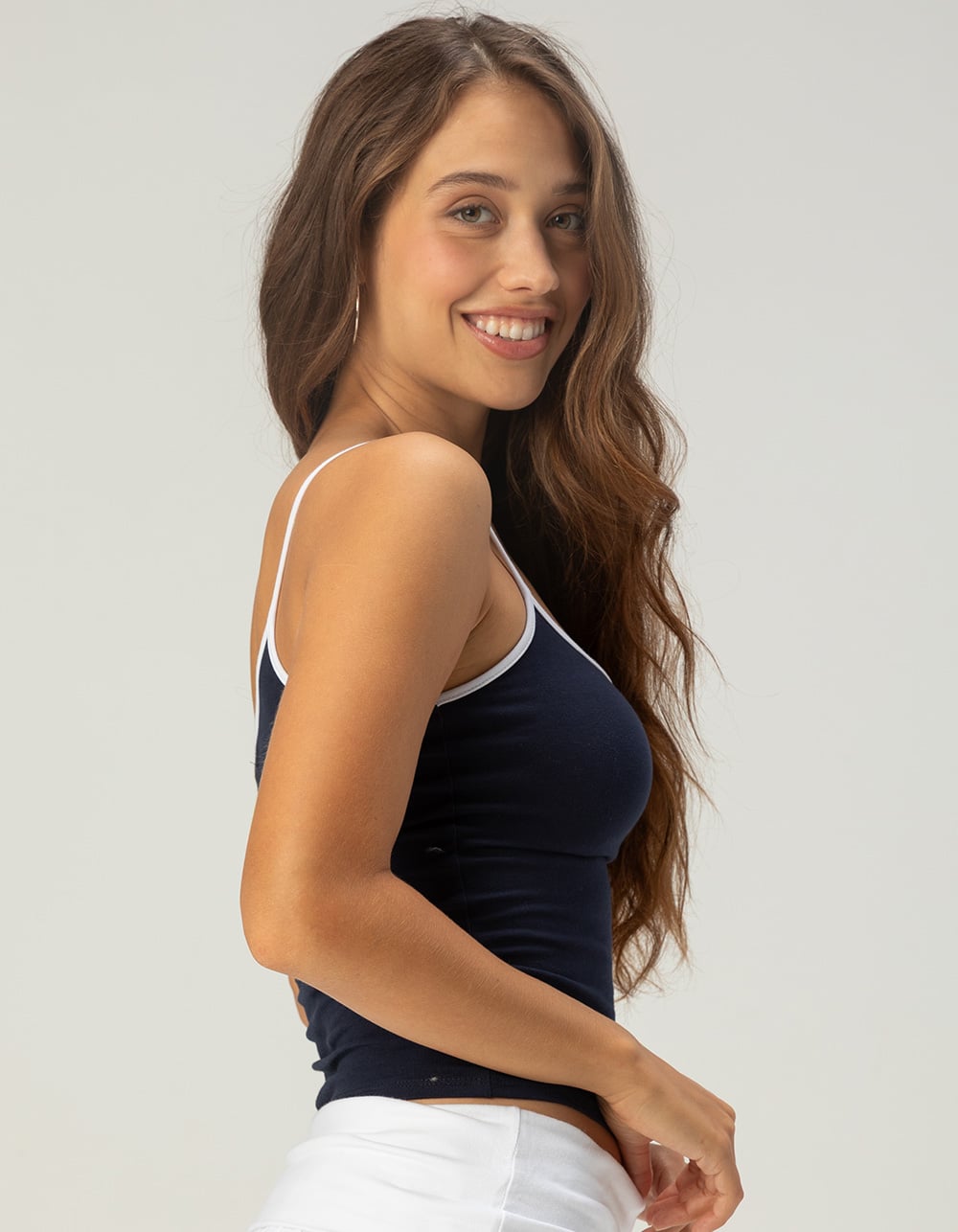 TILLYS Womens Basic Cami - NAVY COMBO