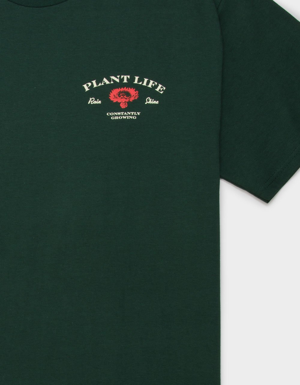 BECAUSE WEEKEND Plant Life Mens Tee - FOREST