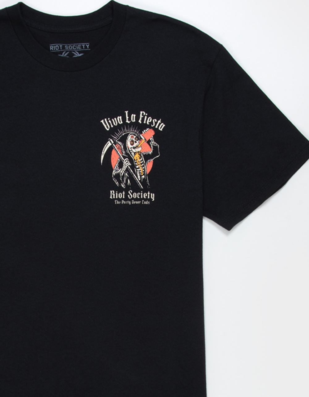 RIOT SOCIETY Viva La Fiesta Mens Tee - BLACK