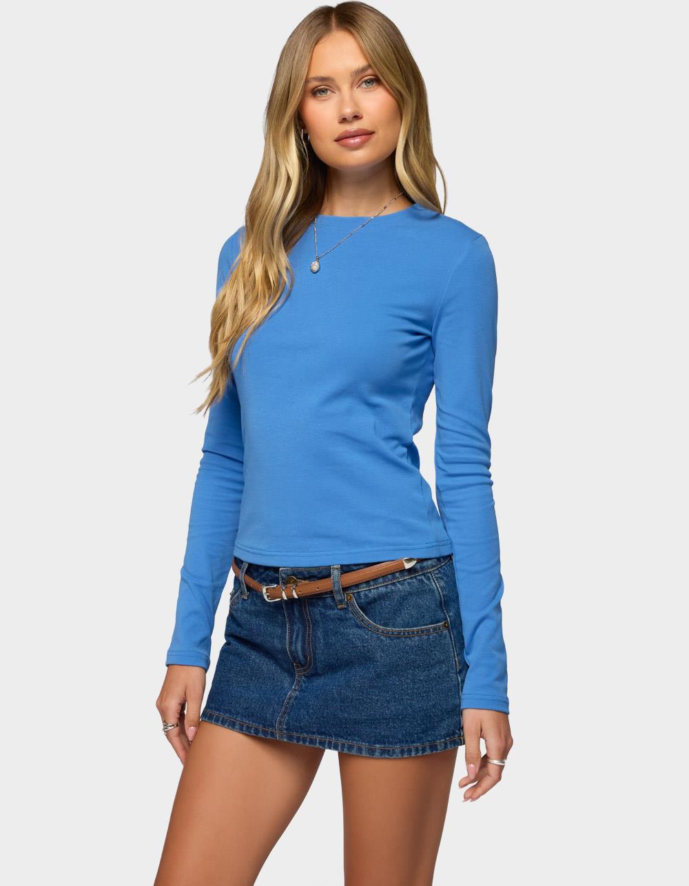 EDIKTED Kiyan Long Sleeve Tee