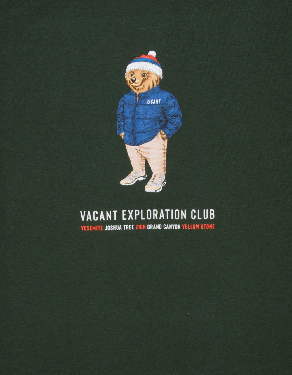 PRETTY VACANT Outdoors Mens Tee - FOREST