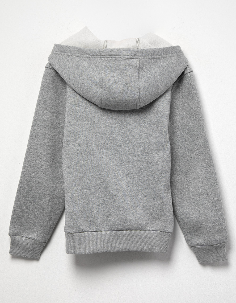 NIKE Sportswear Club Fleece Girls Zip-Up Hoodie - HEATHER GRAY