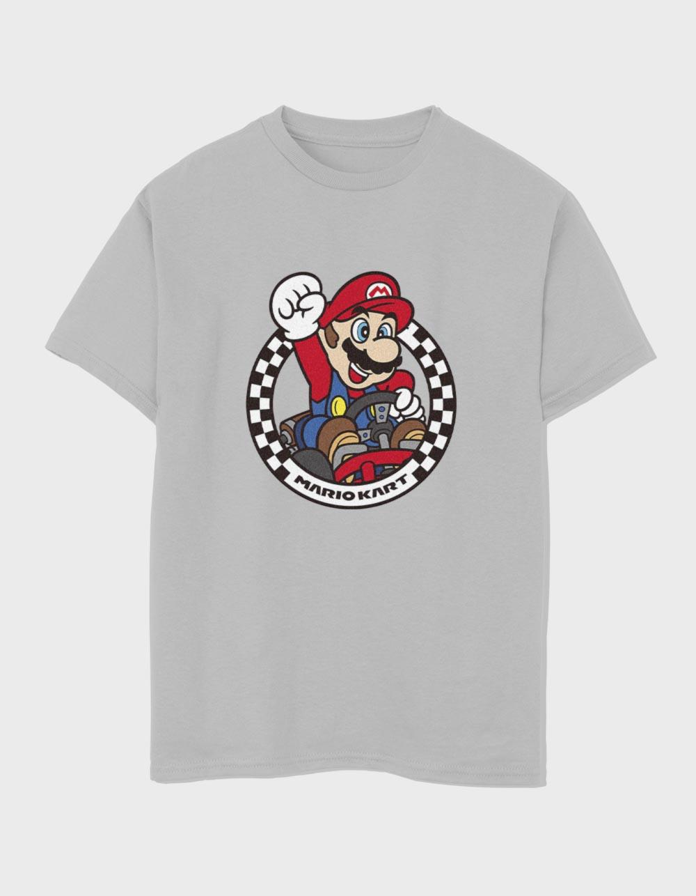 SUPER Mario Kart Champion Unisex Kids Tee - HEATHER GRAY