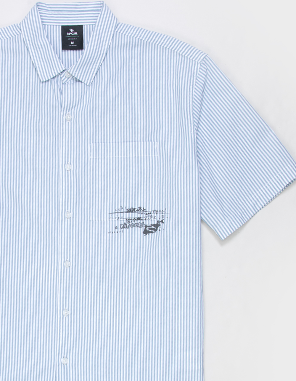 RIP CURL Inner Visions Mens Button Up Shirt - DENIM