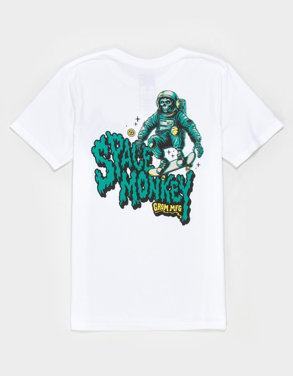 GROM Monkey Trick Boys Tee - WHITE