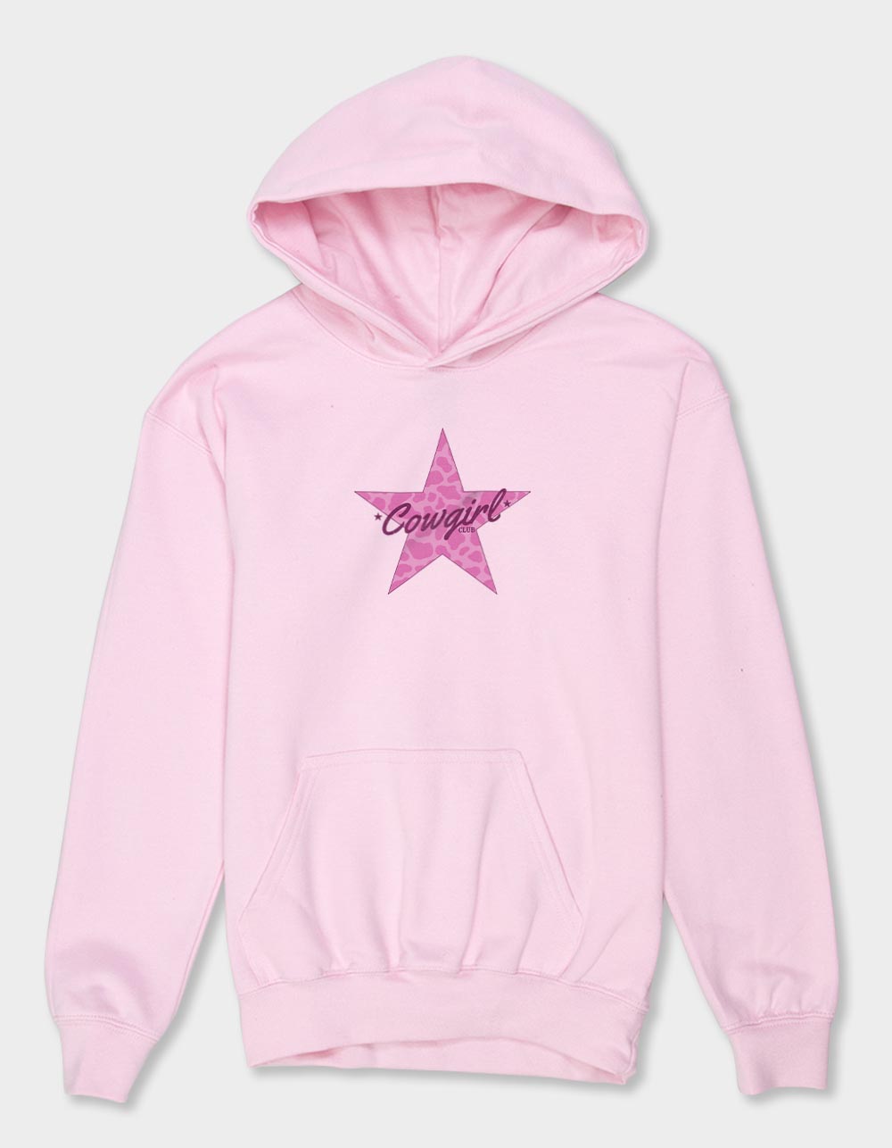 STAR PINK Cowgirl Unisex Kids Hoodie - LIGHT