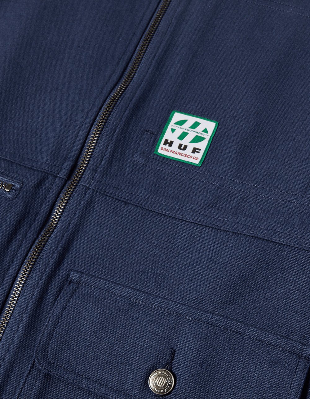 HUF Chilton Mens Chore Jacket - NAVY COMBO
