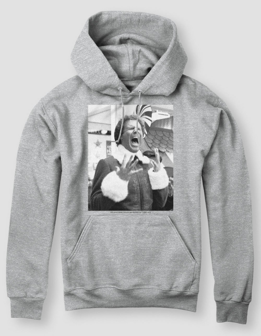 ELF Screaming Buddy Unisex Hoodie - HEATHER GRAY