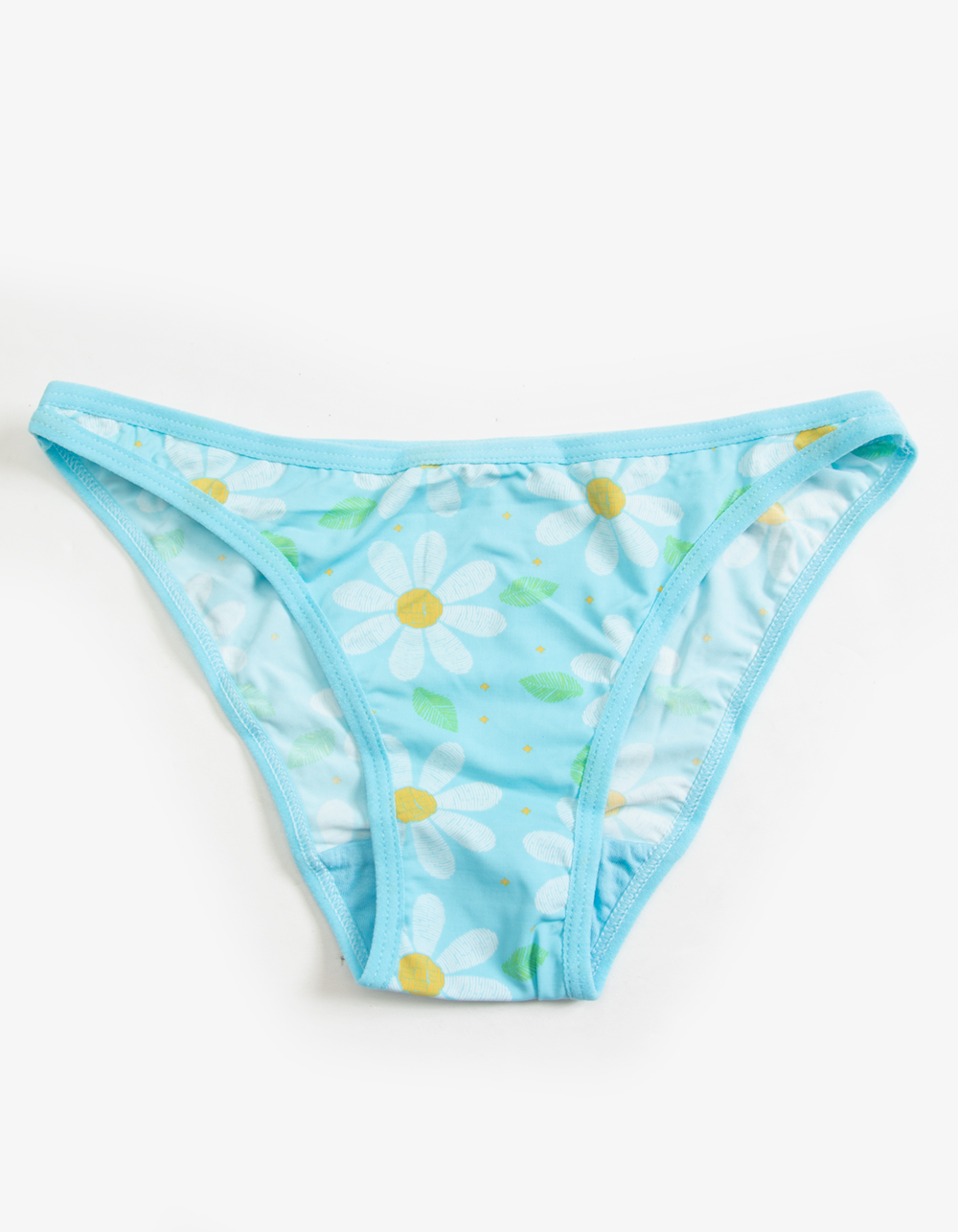 FULL TILT Daisy Micro Bikini Panties BLUE COMBO Tillys