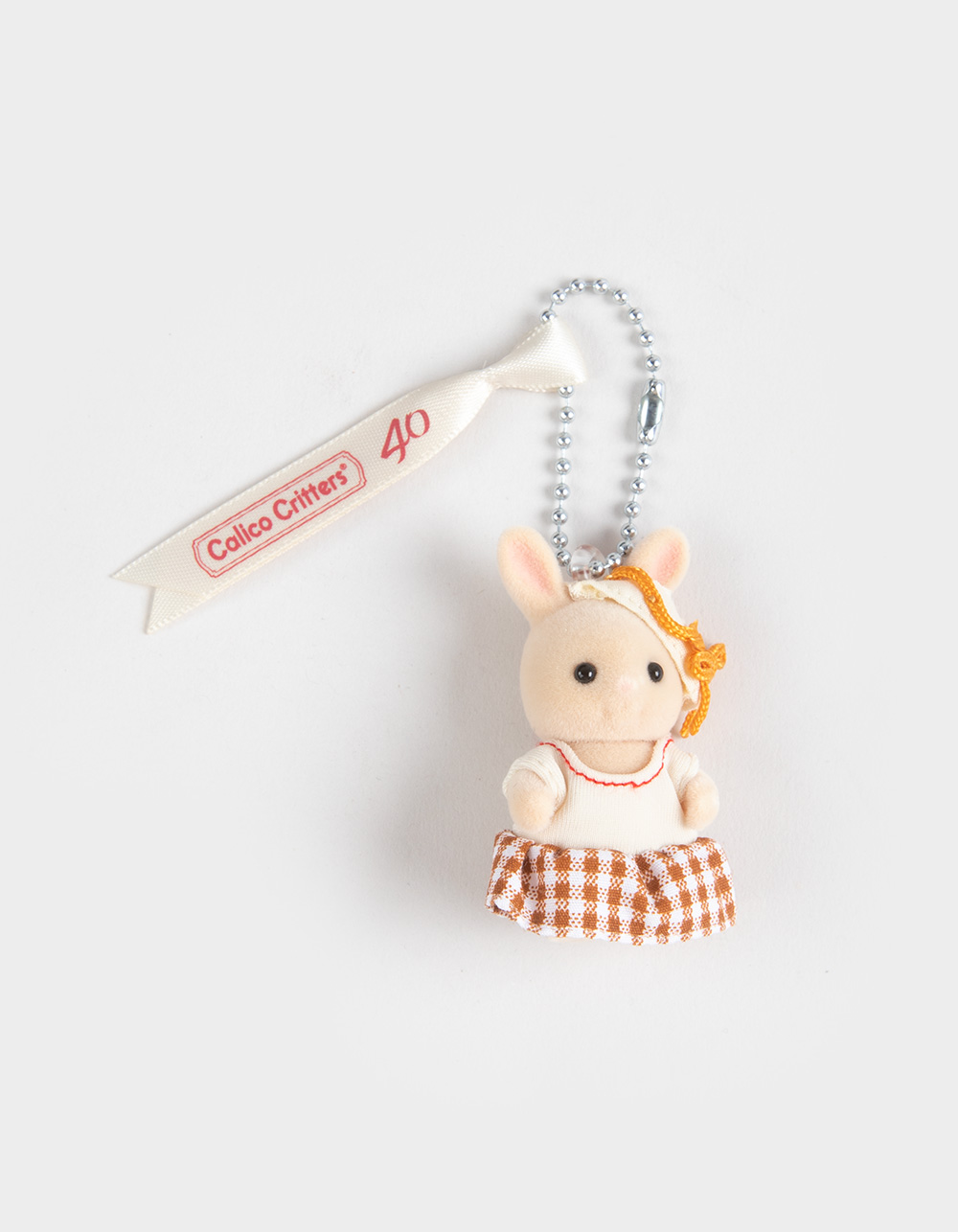 CALICO CRITTERS Dainty Dress Milk Rabbit Keychain - MULTI