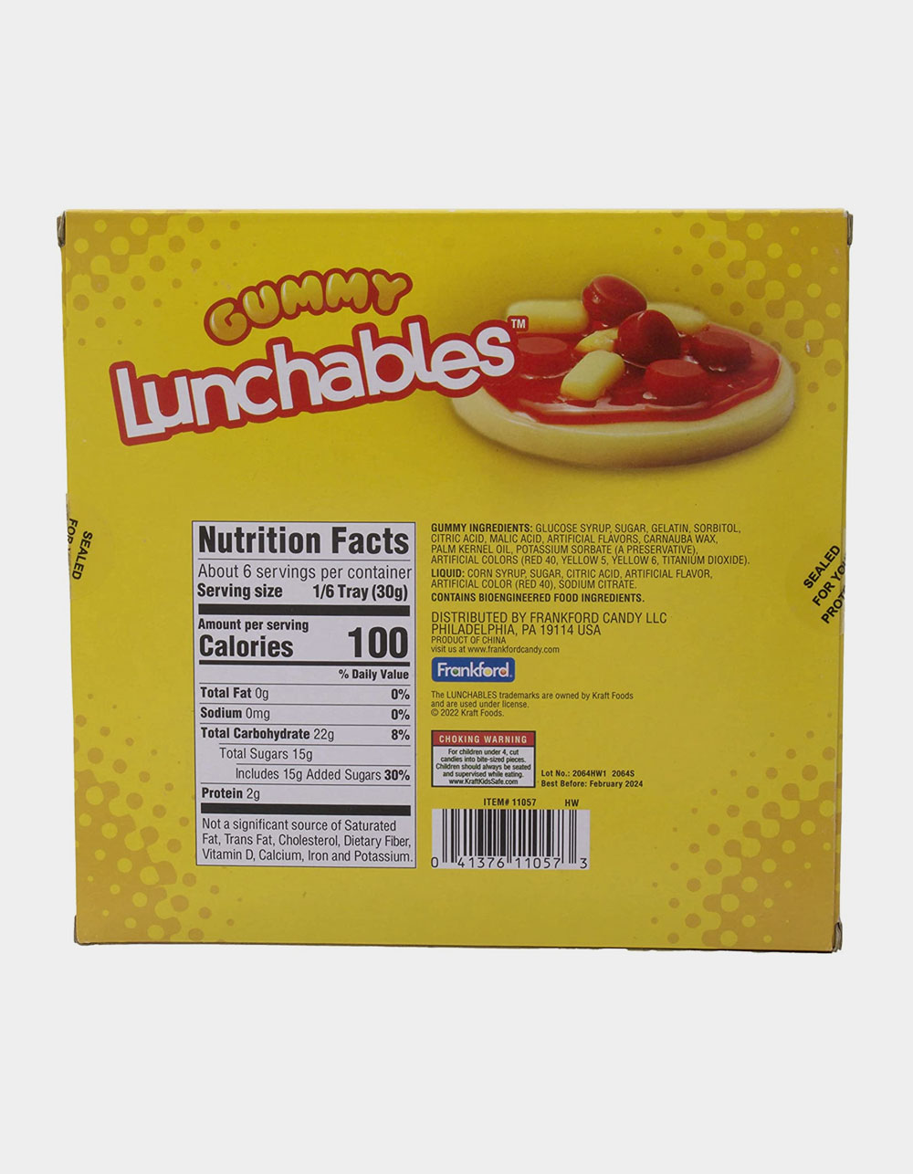 LUNCHABLES Pizza Kit Gummy Candy MULTI Tillys