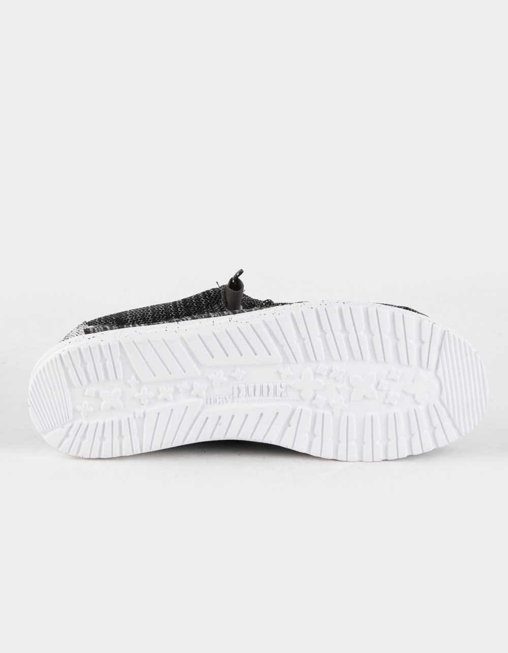 HEY DUDE Wally Stretch Mix Mens Shoes CHARCOAL Tillys