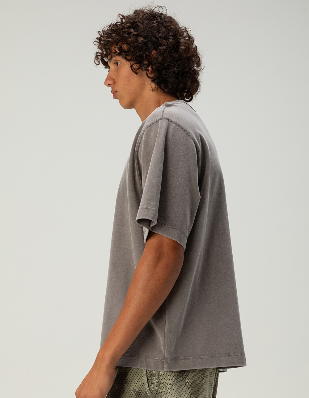 RSQ Mens Boxy Tee - DARK GRAY