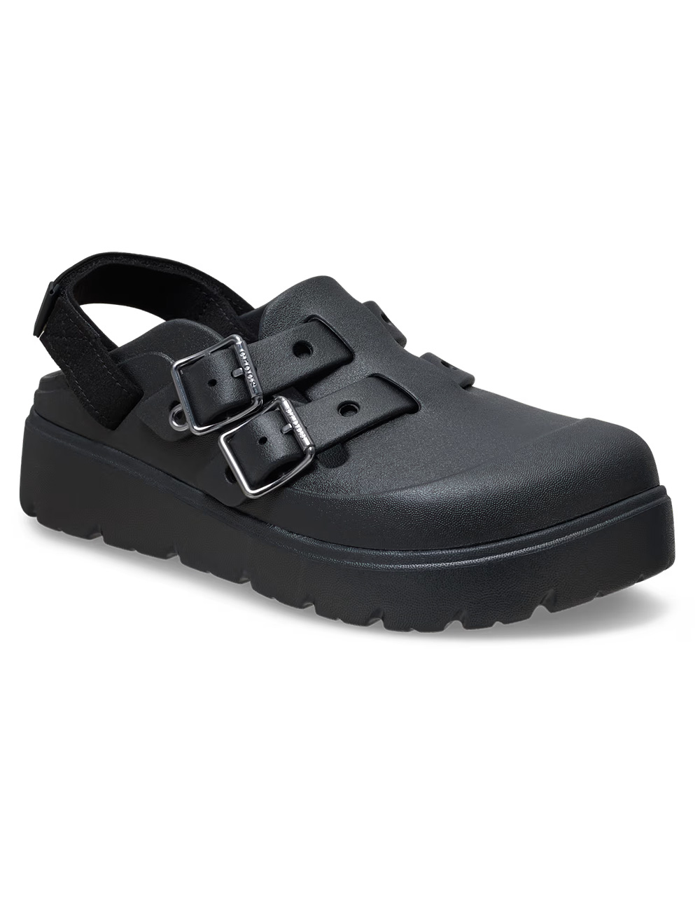 CROCS Loaferette Womens Clogs - BLACK