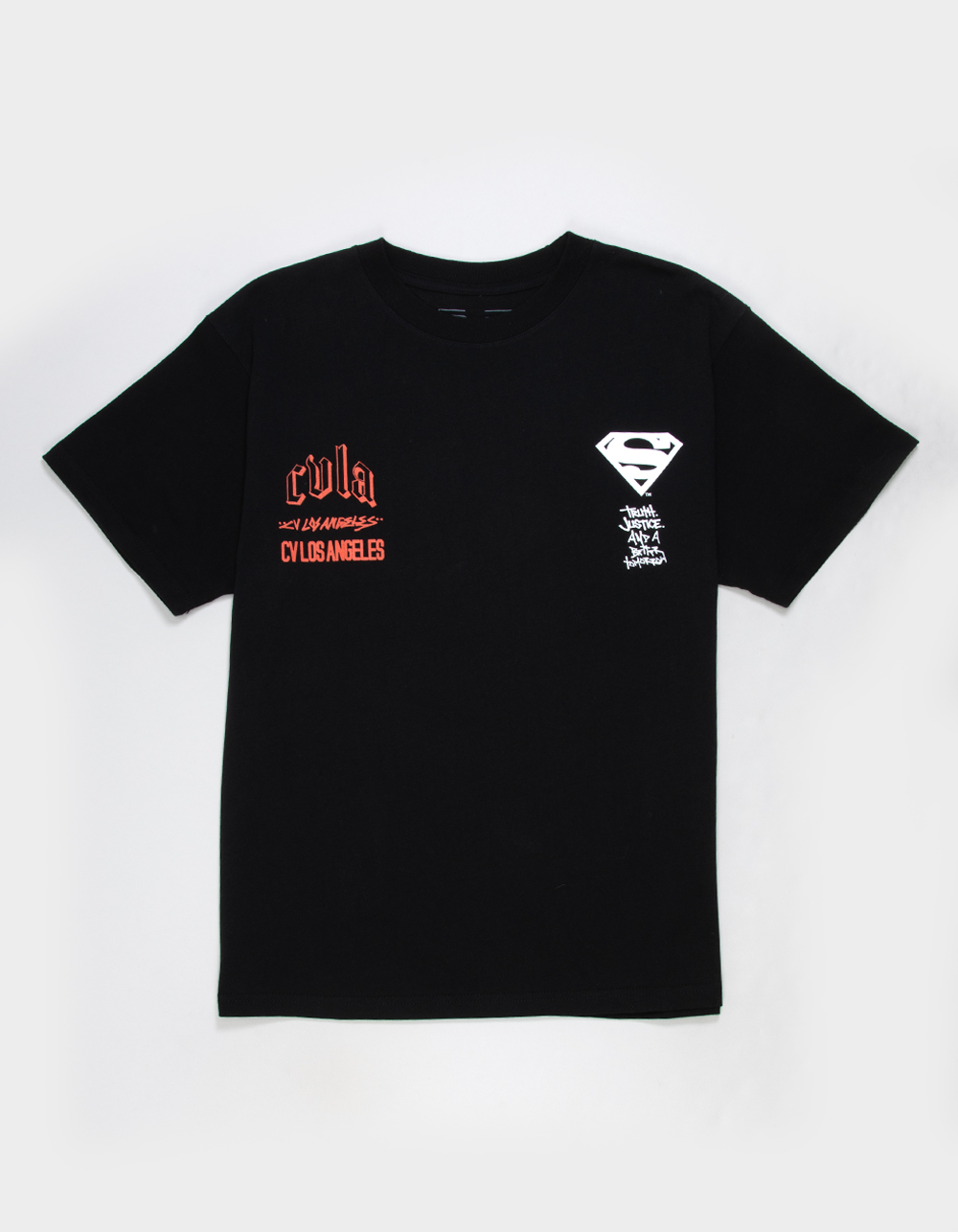 CVLA x Superman American Way Mens Boxy Tee - BLACK