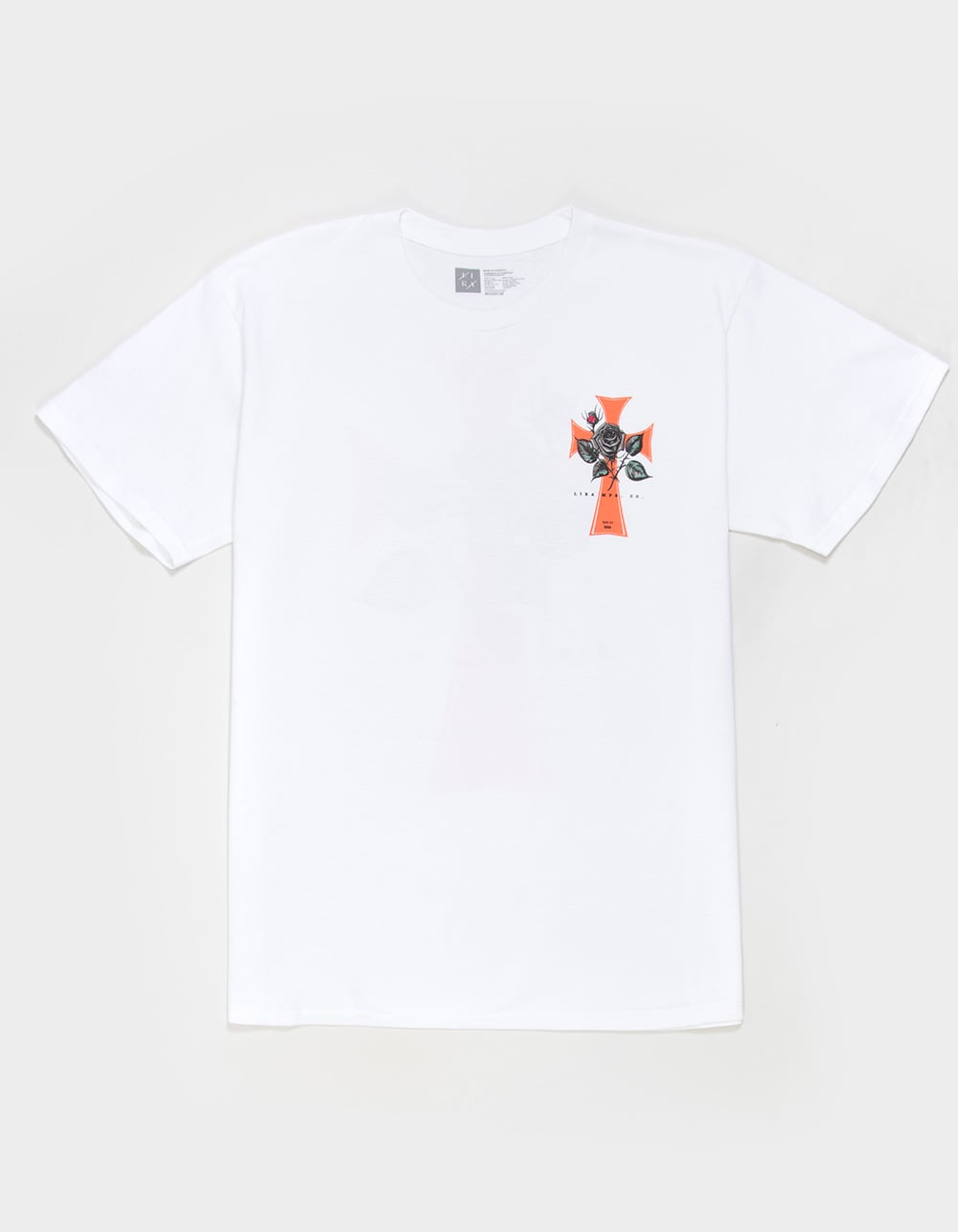 LIRA December Rose Mens Tee - WHITE