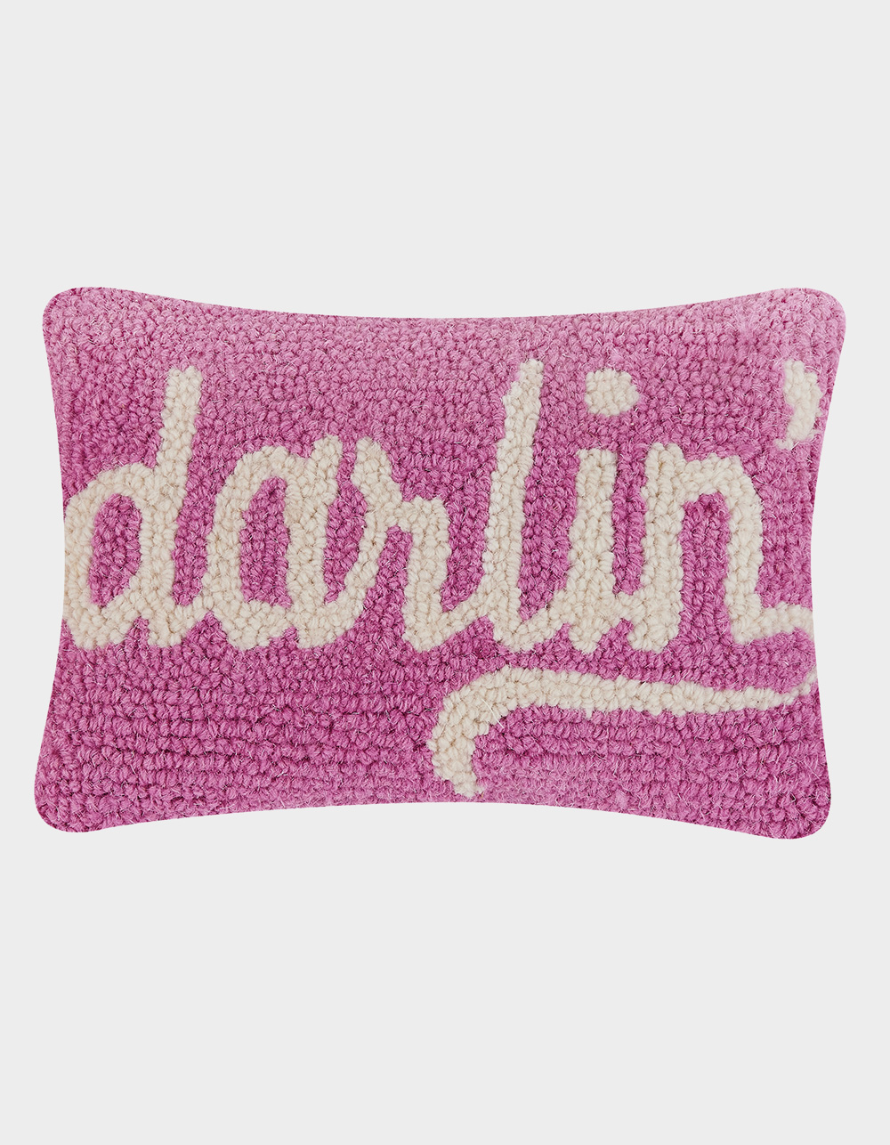 Darlin Hooked Pillow PINK Tillys