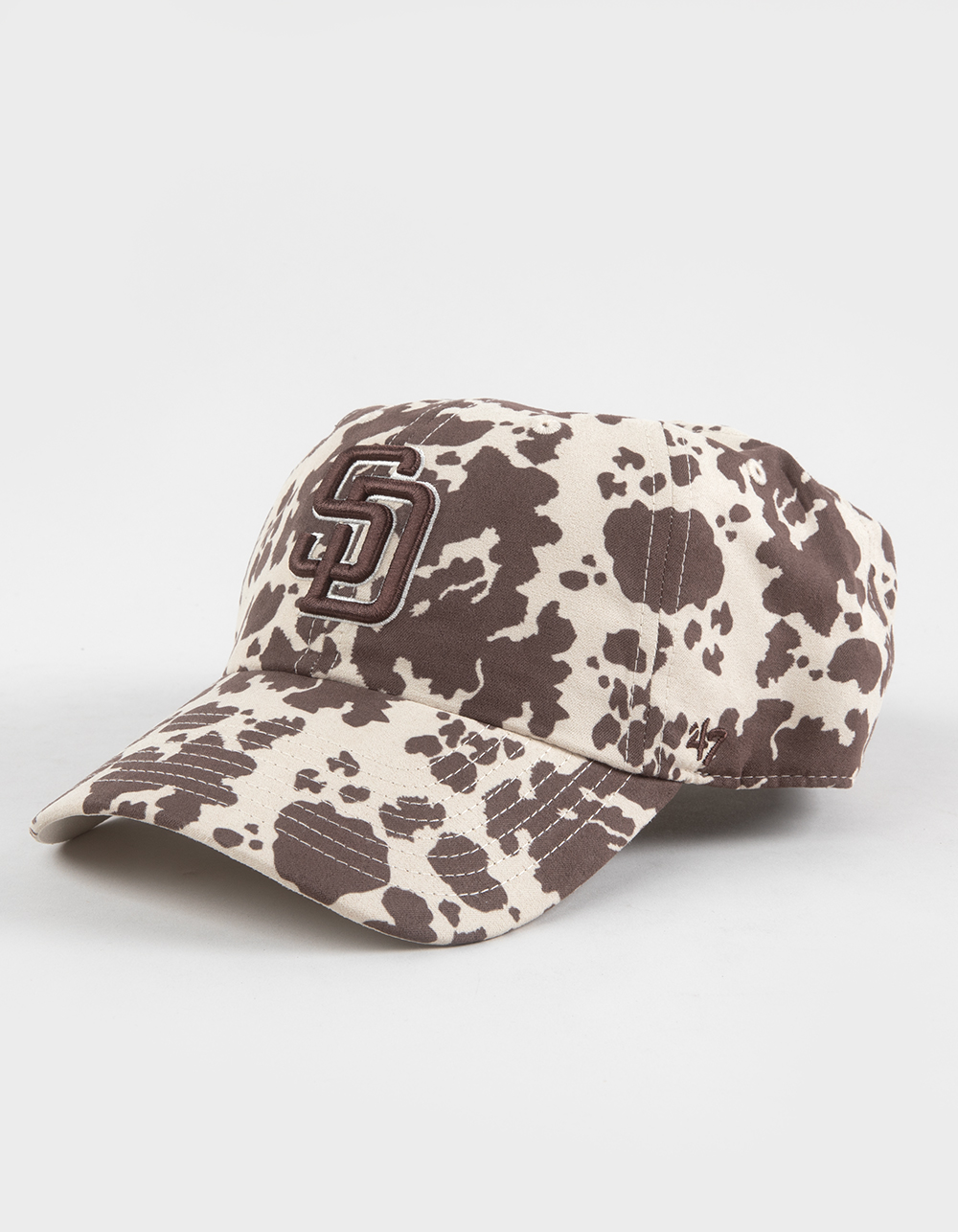 47 BRAND San Diego Padres Bessie '47 Clean Up Womens Strapback Hat - BROWN COMBO