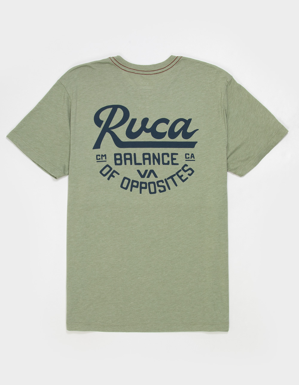 RVCA Script Sealed Mens Tee - GREEN