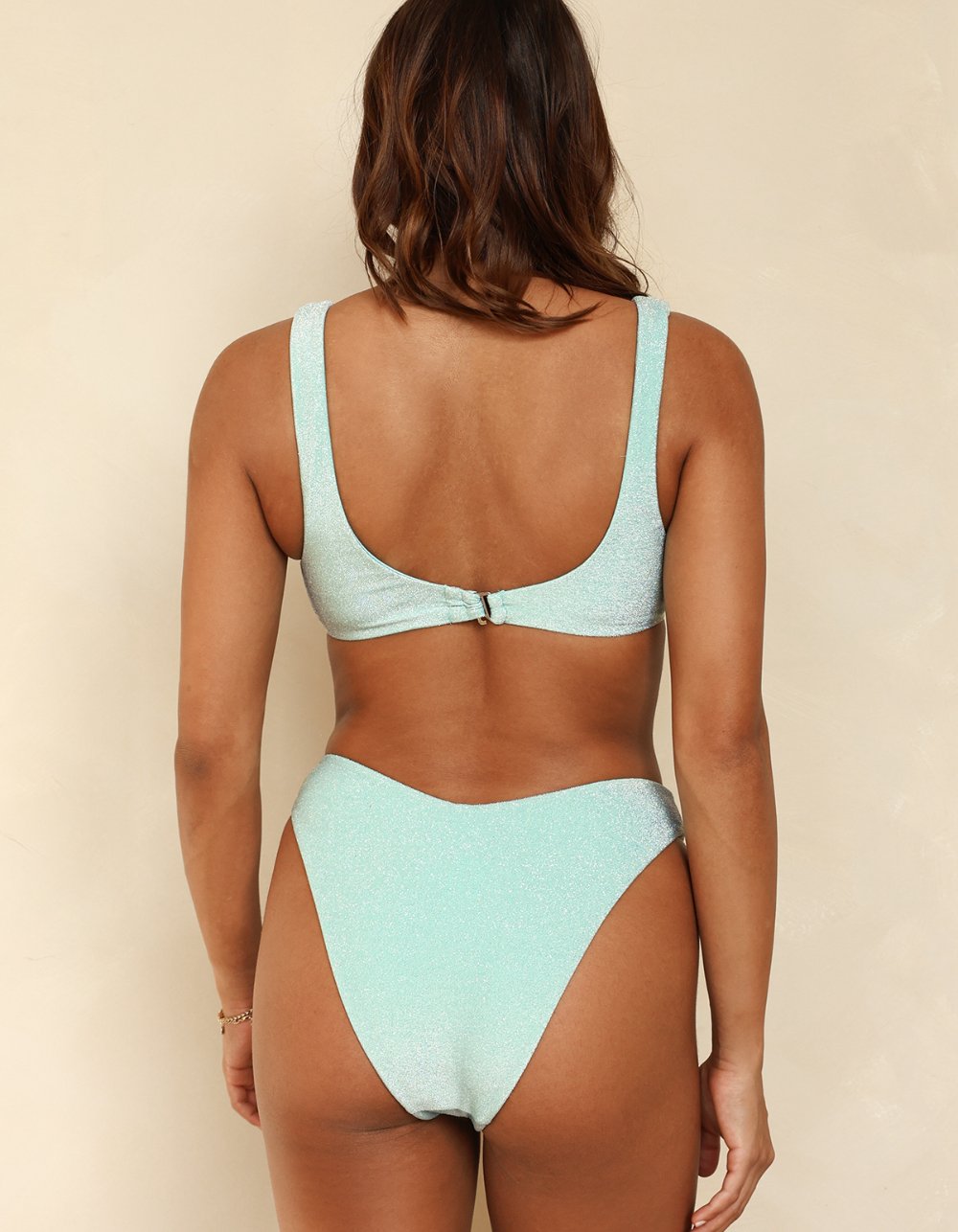 DIPPIN' DAISY'S Angel Cheeky Bikini Bottoms - TURQUOISE