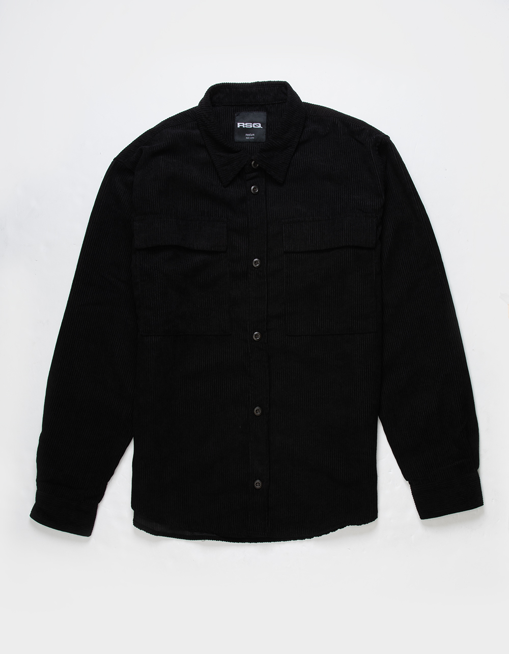 RSQ Mens Oversized Corduroy Button Up Shirt