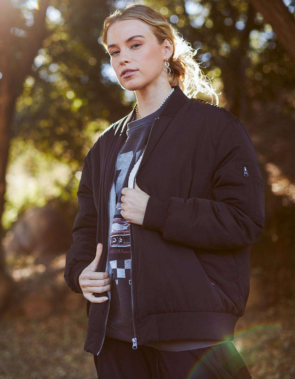 RSQ Womens Bomber Jacket