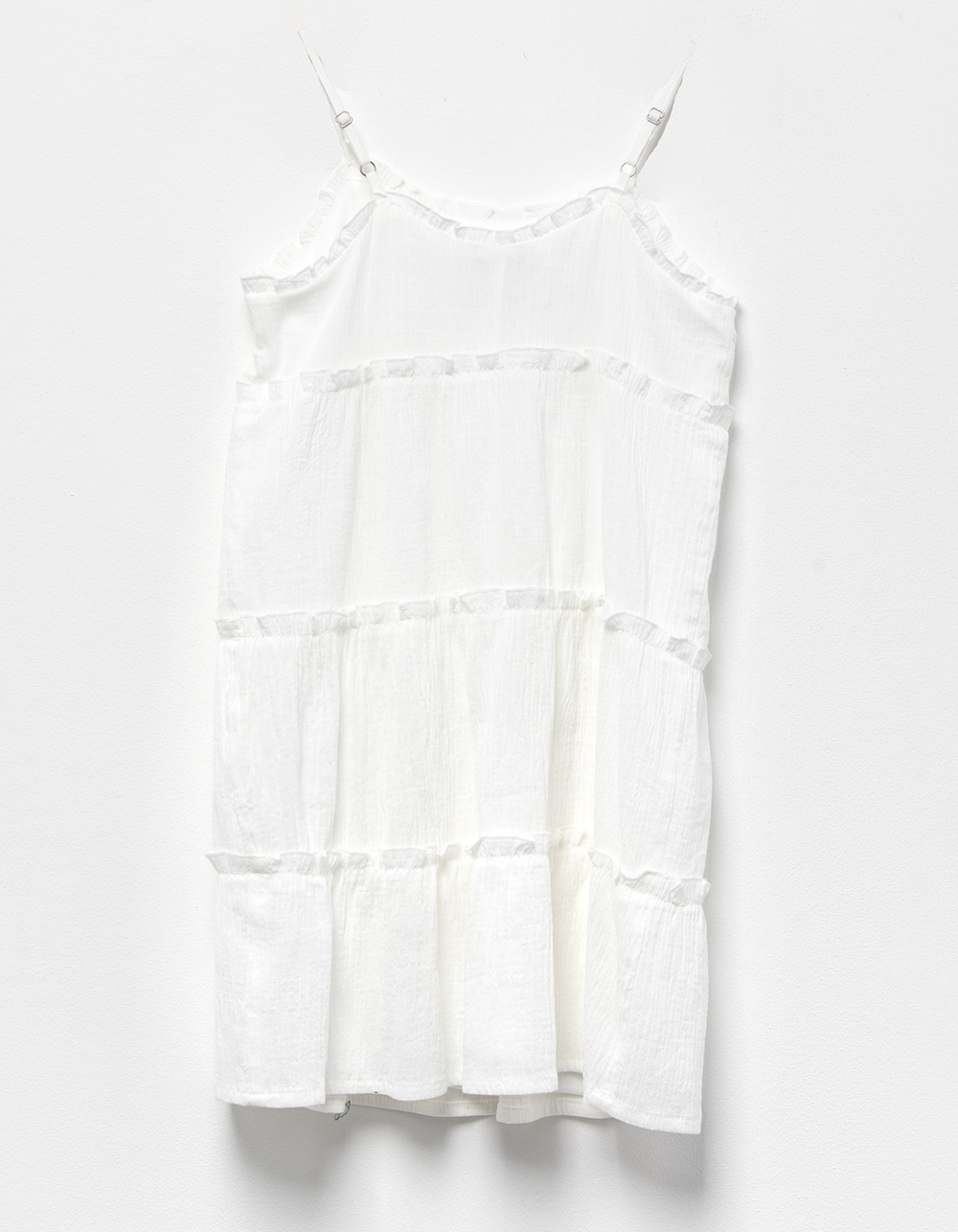 RSQ Girls Textured Babydoll Dress - WHITE | Tillys