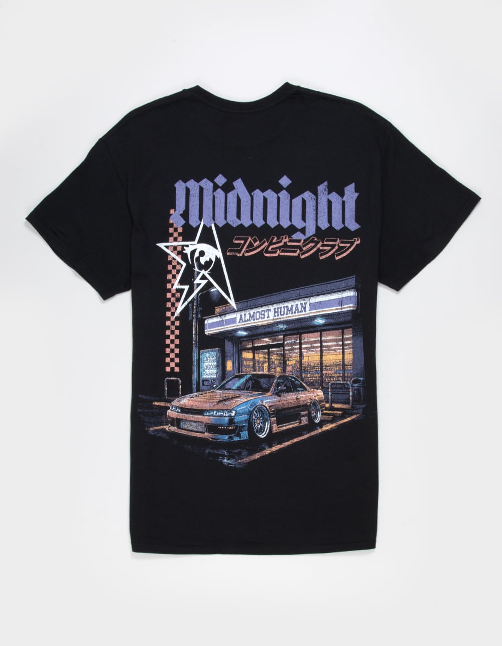 ALMOST HUMAN Konbini Mens Tee - BLACK