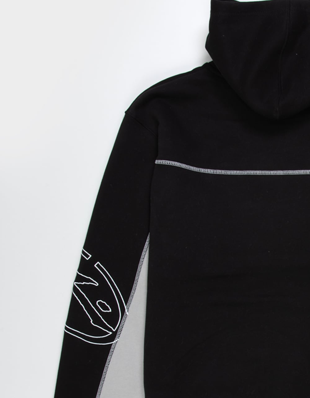 RUSTY Titan Mens Hoodie - BLACK