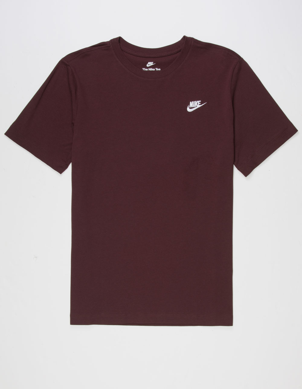 NIKE Sportwear Club Mens Tee - BURGUNDY