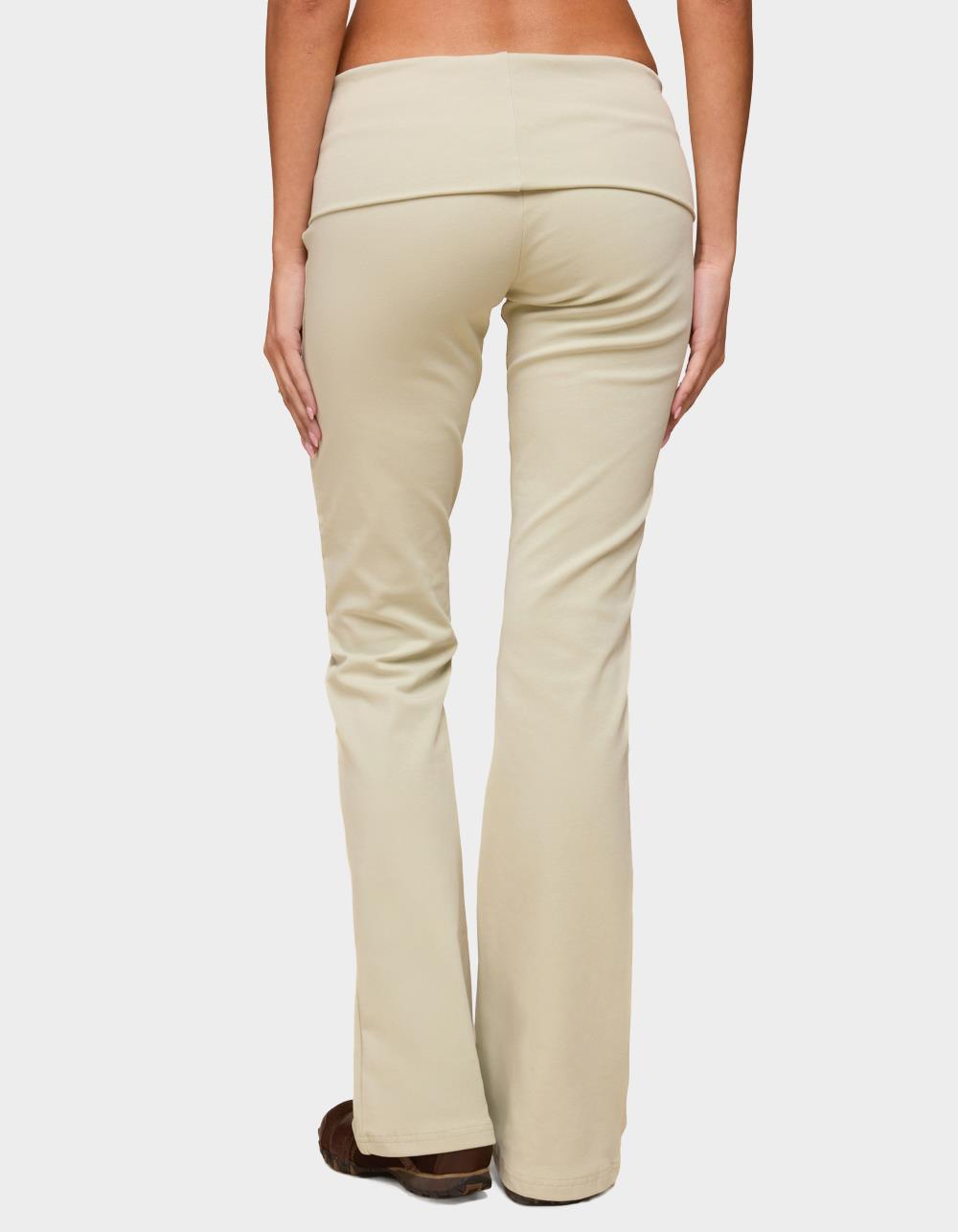 EDIKTED Ivanne Foldover Flared Pants
