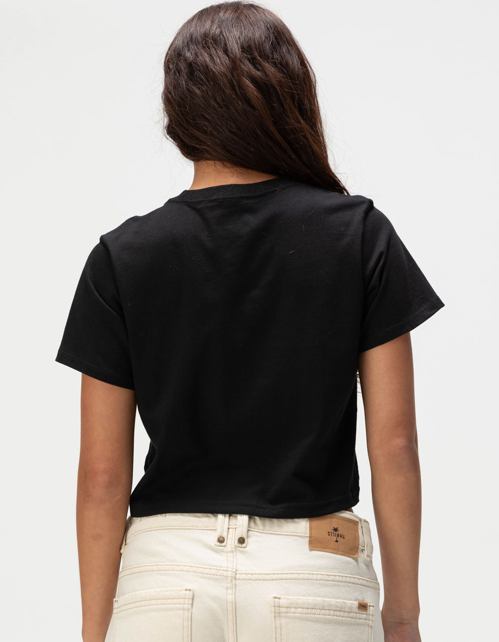 DUA LIPA Womens Baby Tee - BLACK