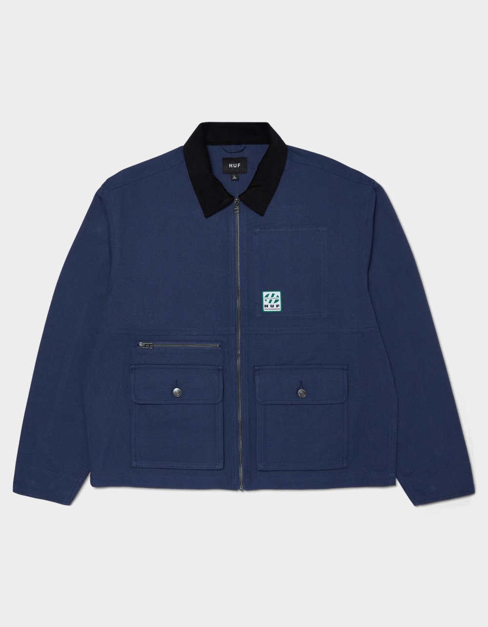 HUF Chilton Mens Chore Jacket - NAVY COMBO