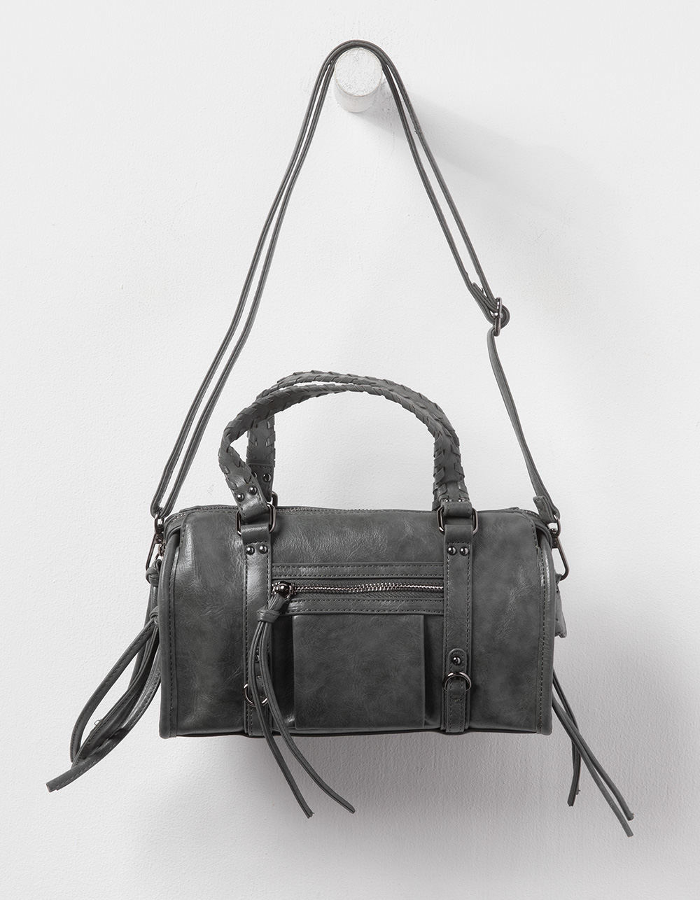 Satchel Handbag - DARK GRAY