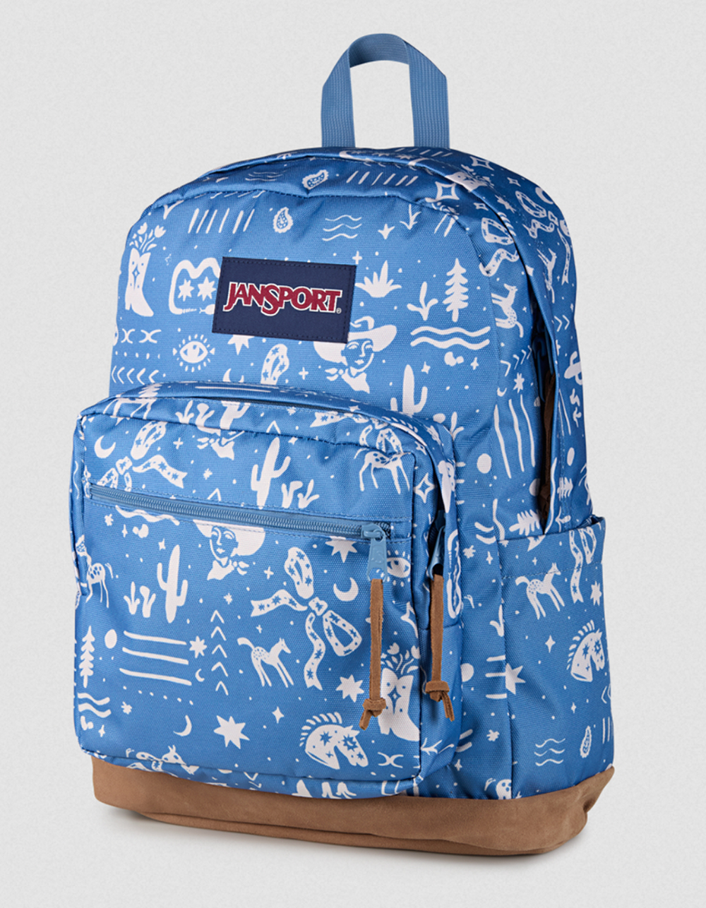 JANSPORT Right Pack Backpack - YEEHAW & HORSE ELEMENTAL BLUE
