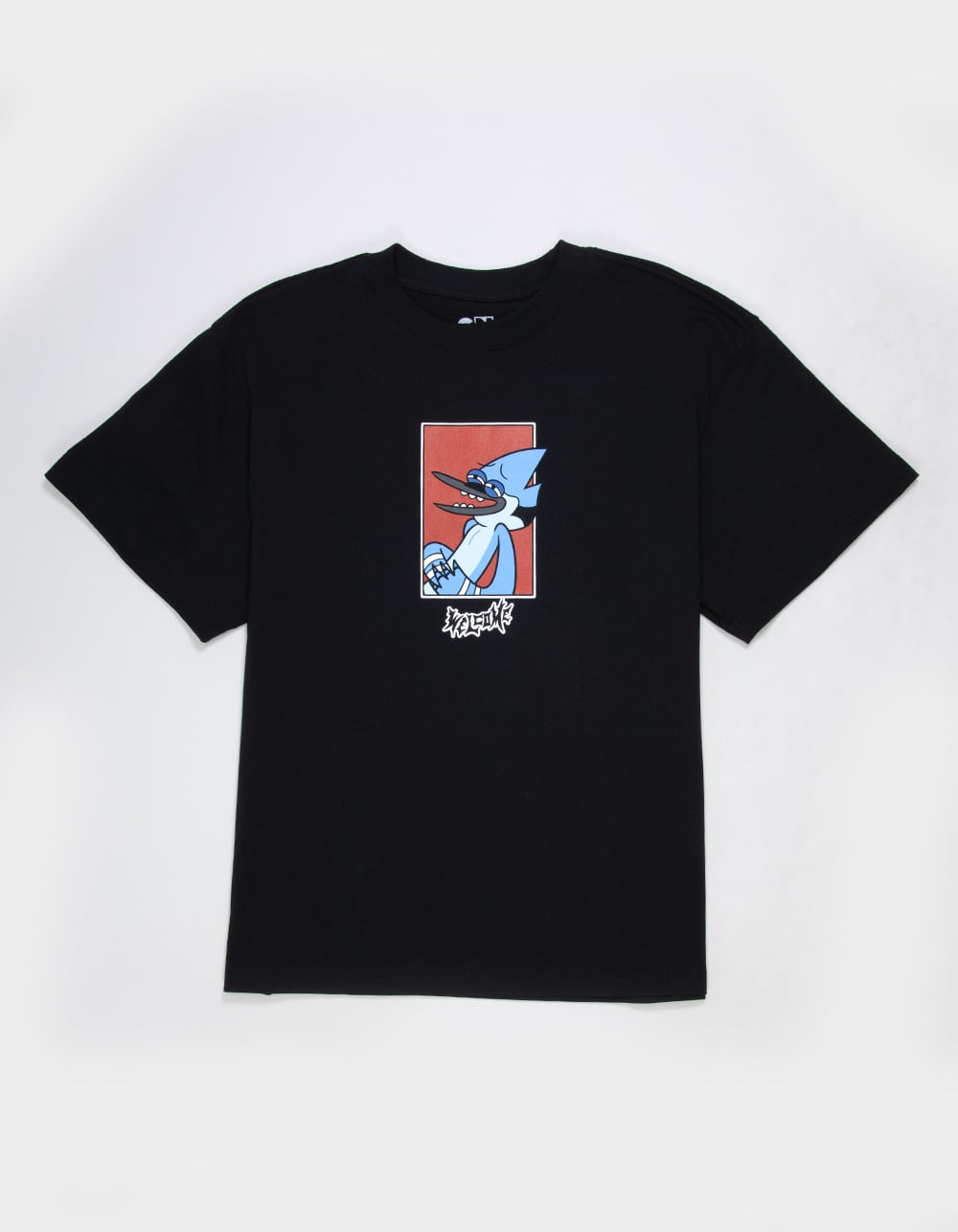 WELCOME SKATEBOARDS x Regular Show Mordecai Mens Tee - BLACK