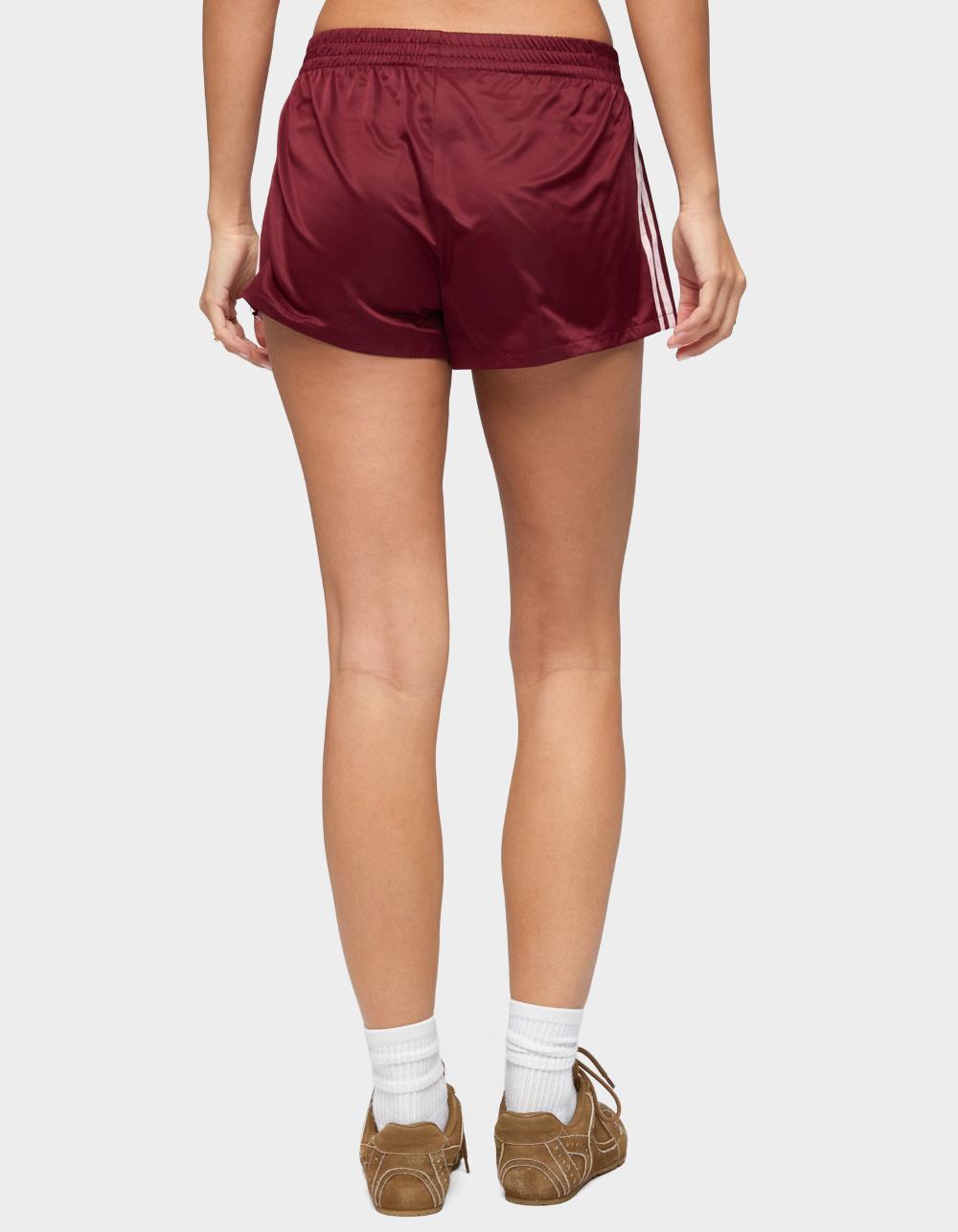 EDIKTED Nikki Nylon Shorts - DK RED