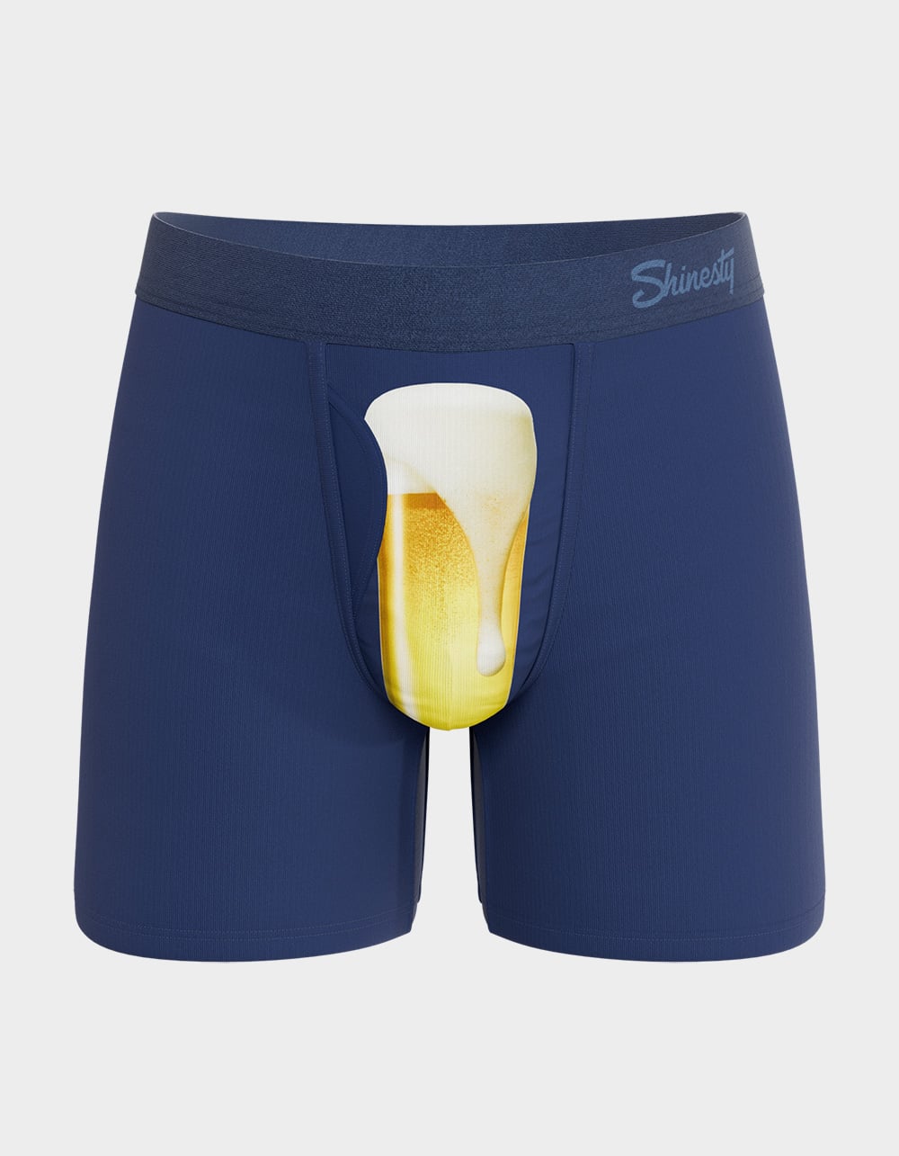 SHINESTY Proper Pint Mens Boxer Briefs - NAVY