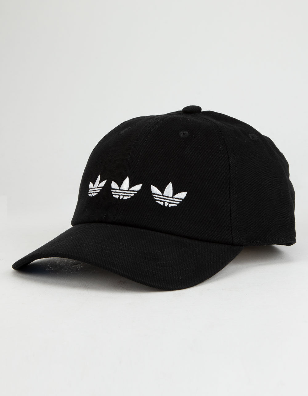 ADIDAS Relaxed Triple Trefoil Mens Strapback Hat - BLKWH - CL5219