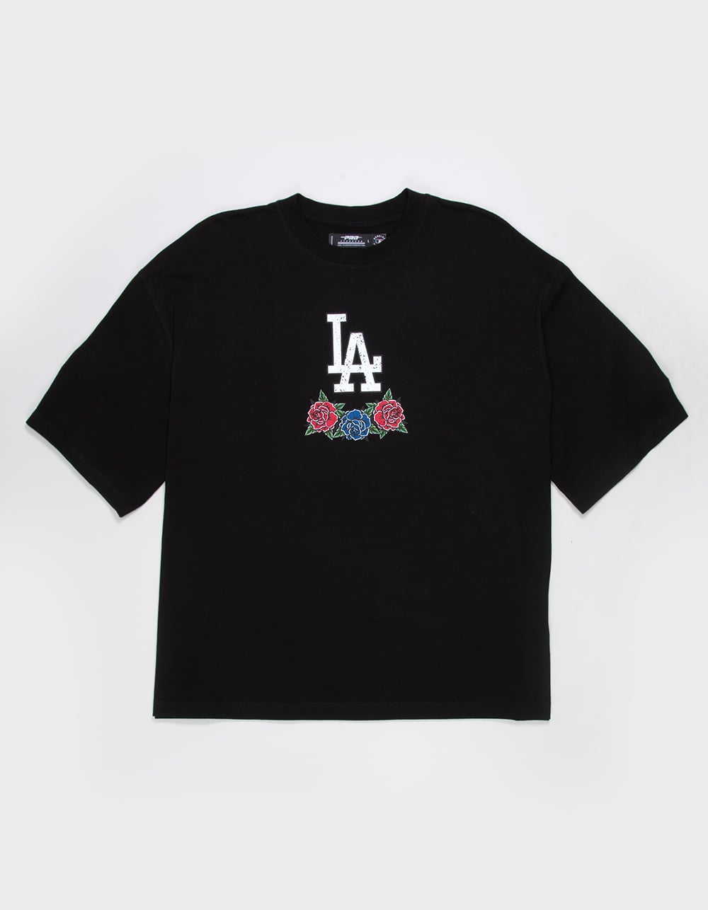 PRO STANDARD Los Angeles Dodgers Roses Mens Boxy Tee - BLACK