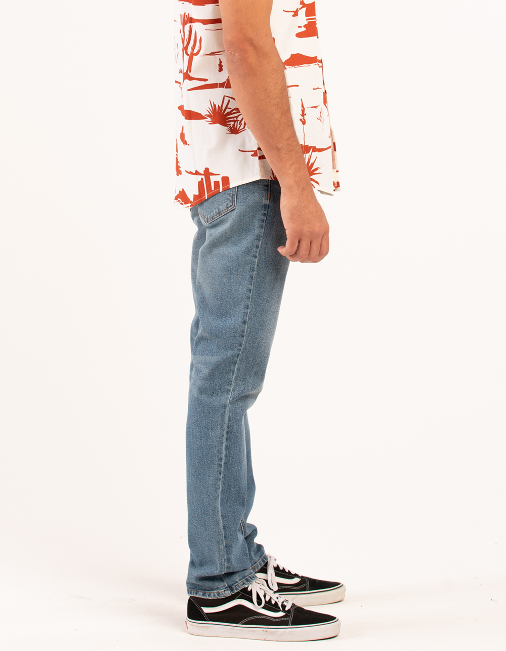 RSQ Mens Slim Taper Jeans - MEDIUM WASH