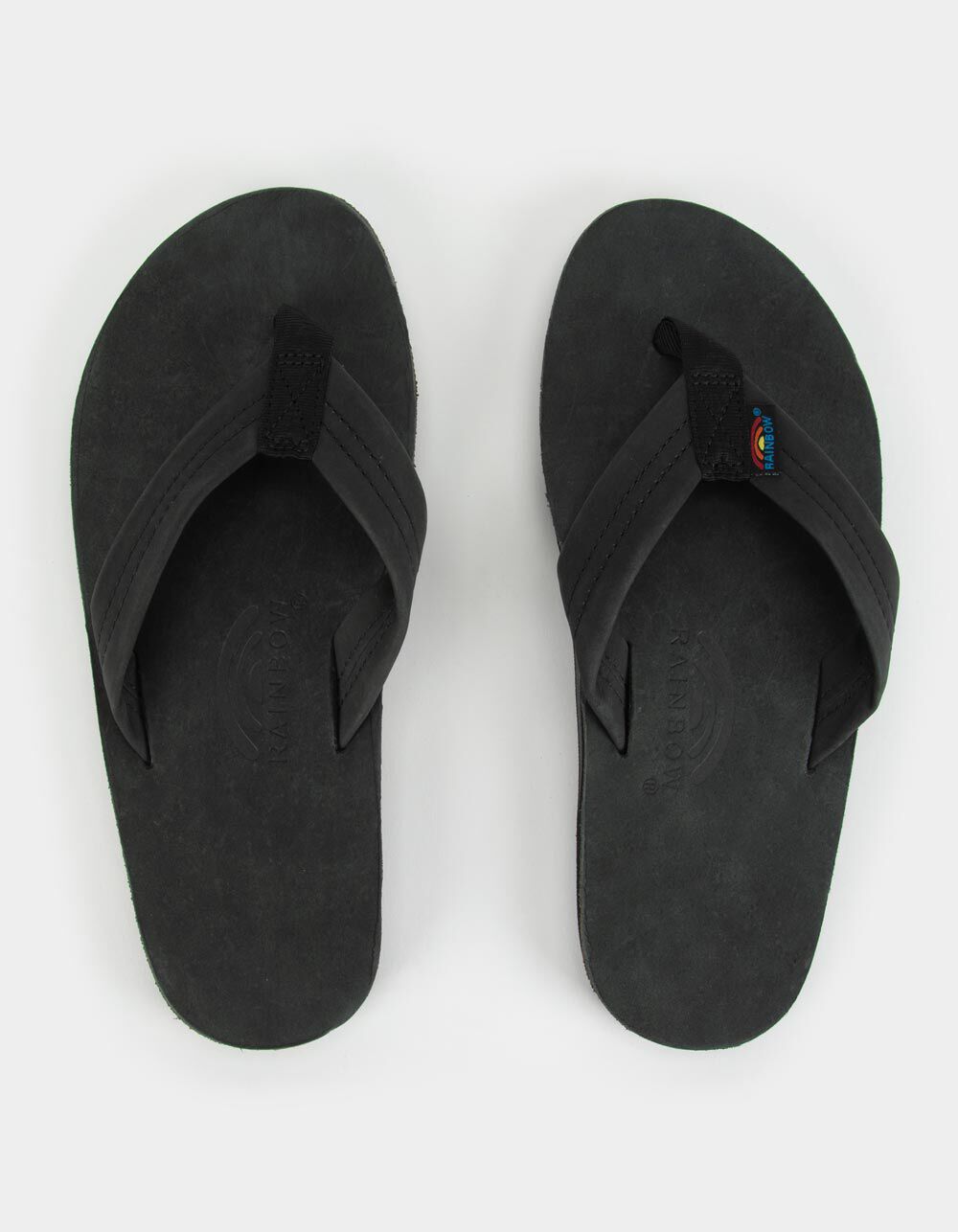 Rainbow Flip Leather Sandals With Arch Support Flip Flops Rainbow