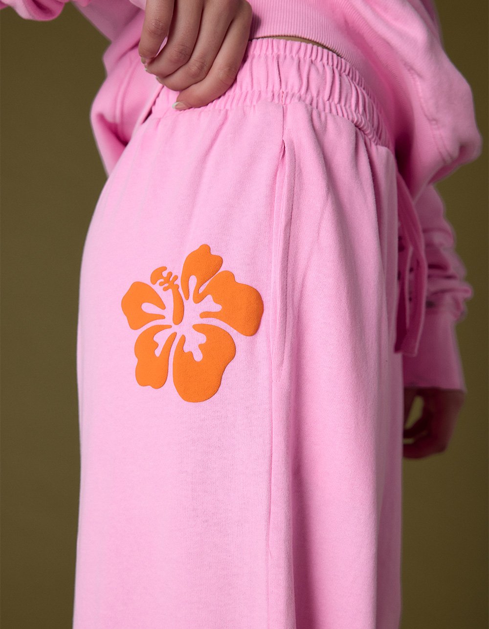 RIP CURL Luxe Surf Womens Relaxed Track Pants - POP PINK