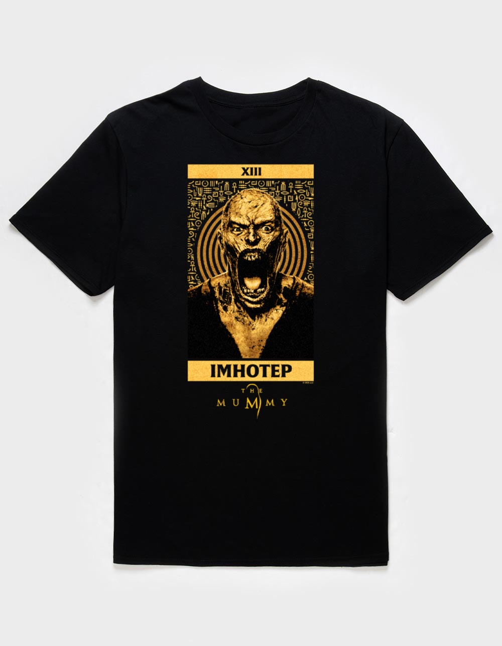 THE MUMMY Imhotep Tarot Unisex Tee - BLACK