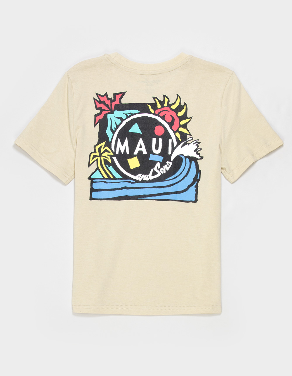 MAUI & SONS Island Style Boys Tee - SAND