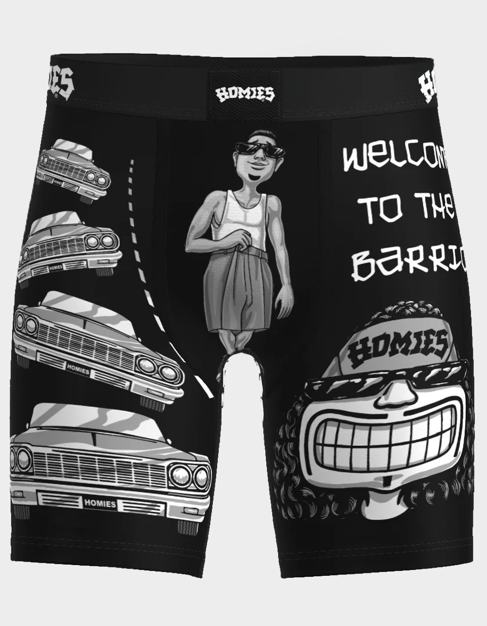 DGA Welcome To The Barrio Mens Boxer Briefs - MULTI