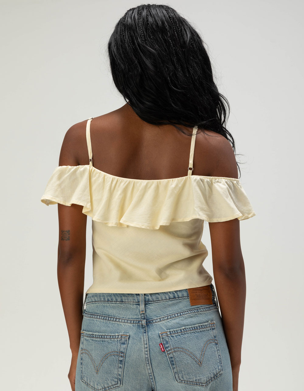 RHYTHM Gigi Womens Sleeveless Top - LT YELLOW