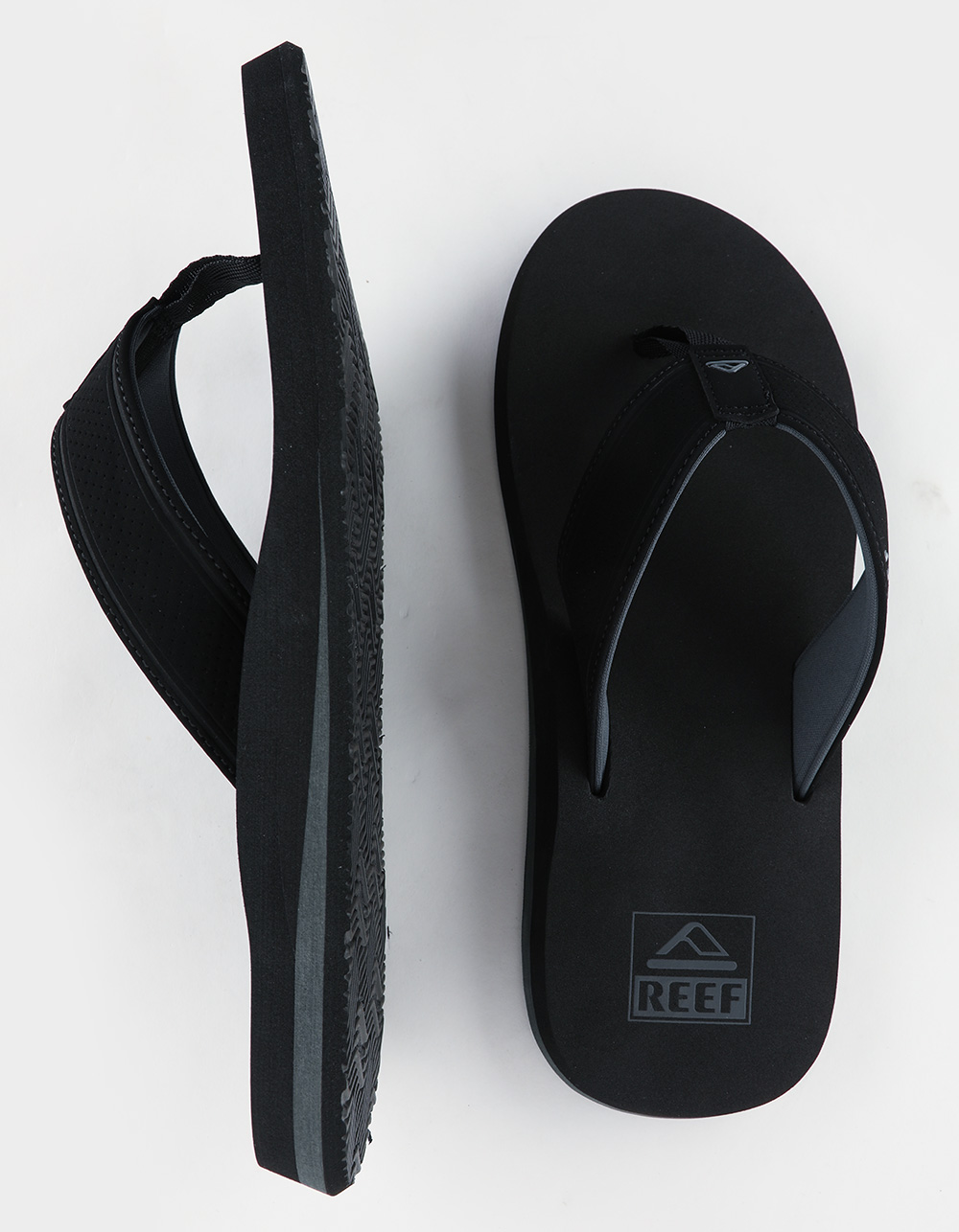 REEF Layback Mens Flip Flops - BLACK